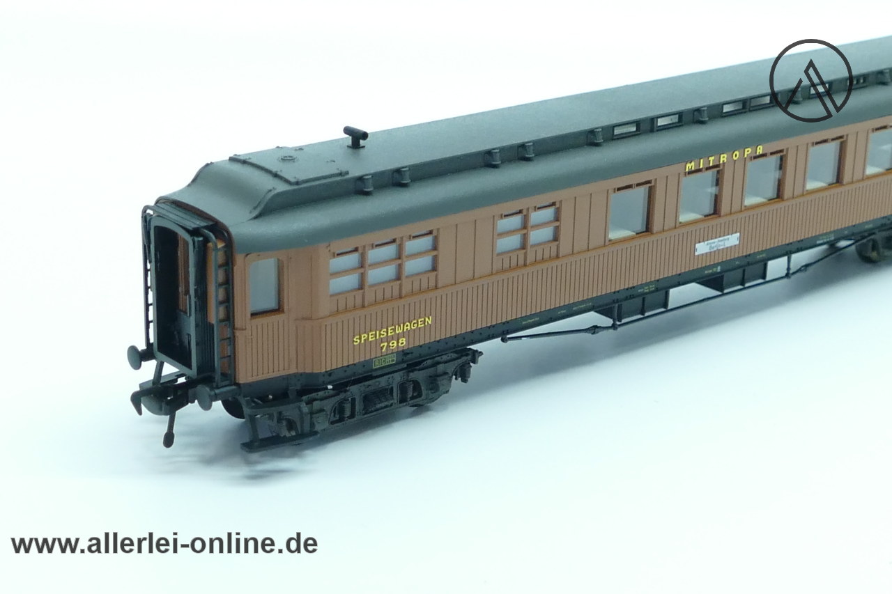Fleischmann H0 | Fleischmann 5081 MITROPA Speisewagen 798 | 4-Achs D-Zug Personenwagen mit OVP Fleischmann H0 | Fleischmann 5081 MITROPA Speisewagen 798 | 4-Achs D-Zug Personenwagen mit OVP