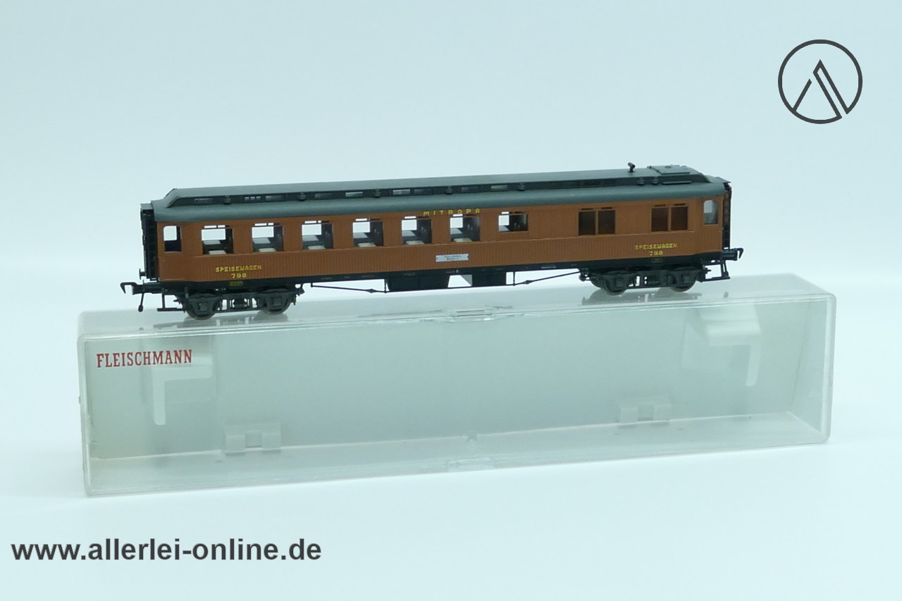 Fleischmann H0 | 5081 MITROPA Speisewagen 798 | 4-Achs D-Zug Personenwagen der DRG mit OVP Fleischmann H0 | 5081 MITROPA Speisewagen 798 | 4-Achs D-Zug Personenwagen der DRG mit OVP
