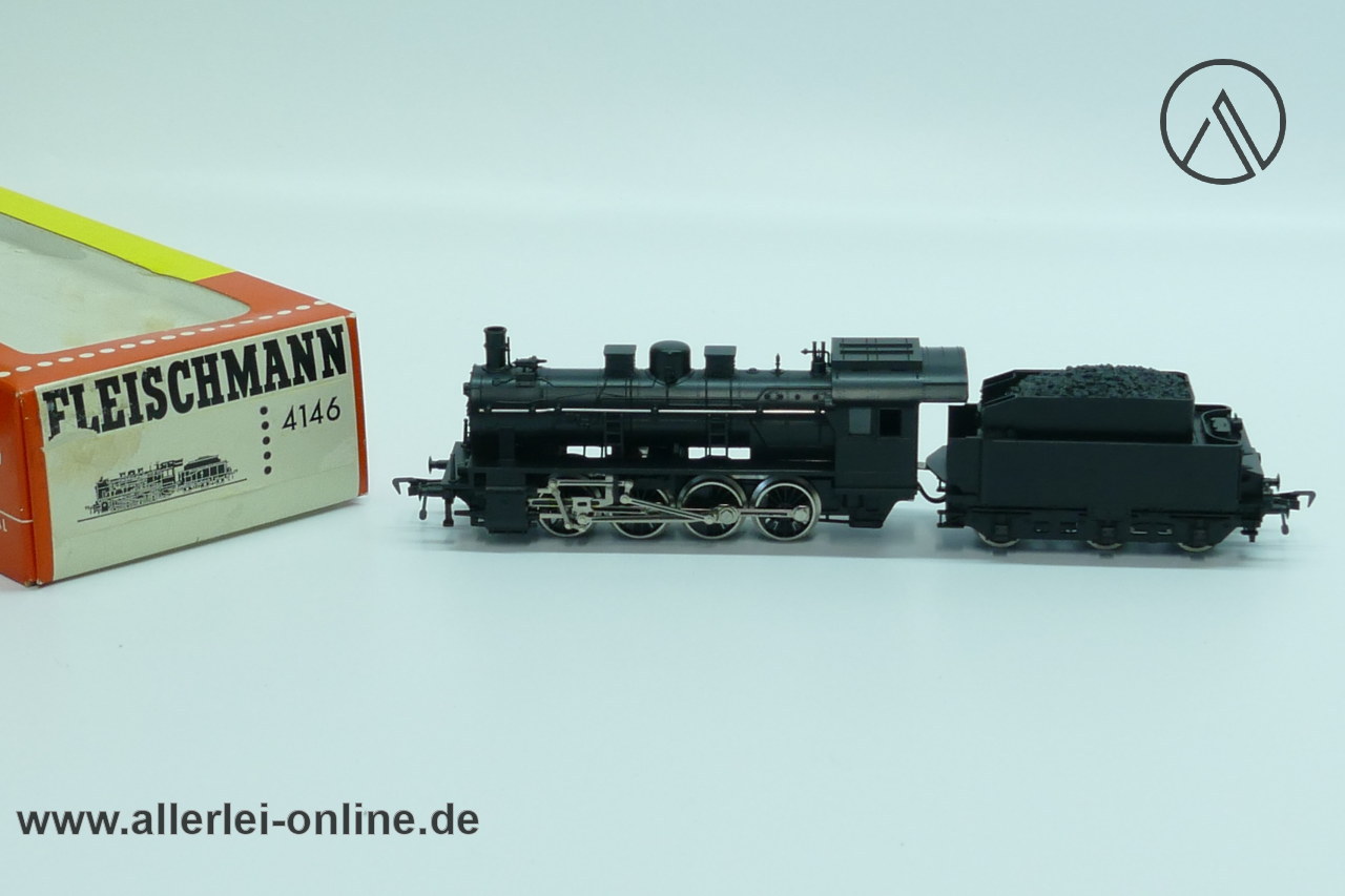 Fleischmann H0 | Fleischmann 4146 | BR 55 Dampflokomotive mit Tender | Schlepptenderlokomotive | unbespielt mit Originalkarton Fleischmann H0 | Fleischmann 4146 | BR 55 Dampflokomotive mit Tender | Schlepptenderlokomotive | unbespielt mit Originalkarton