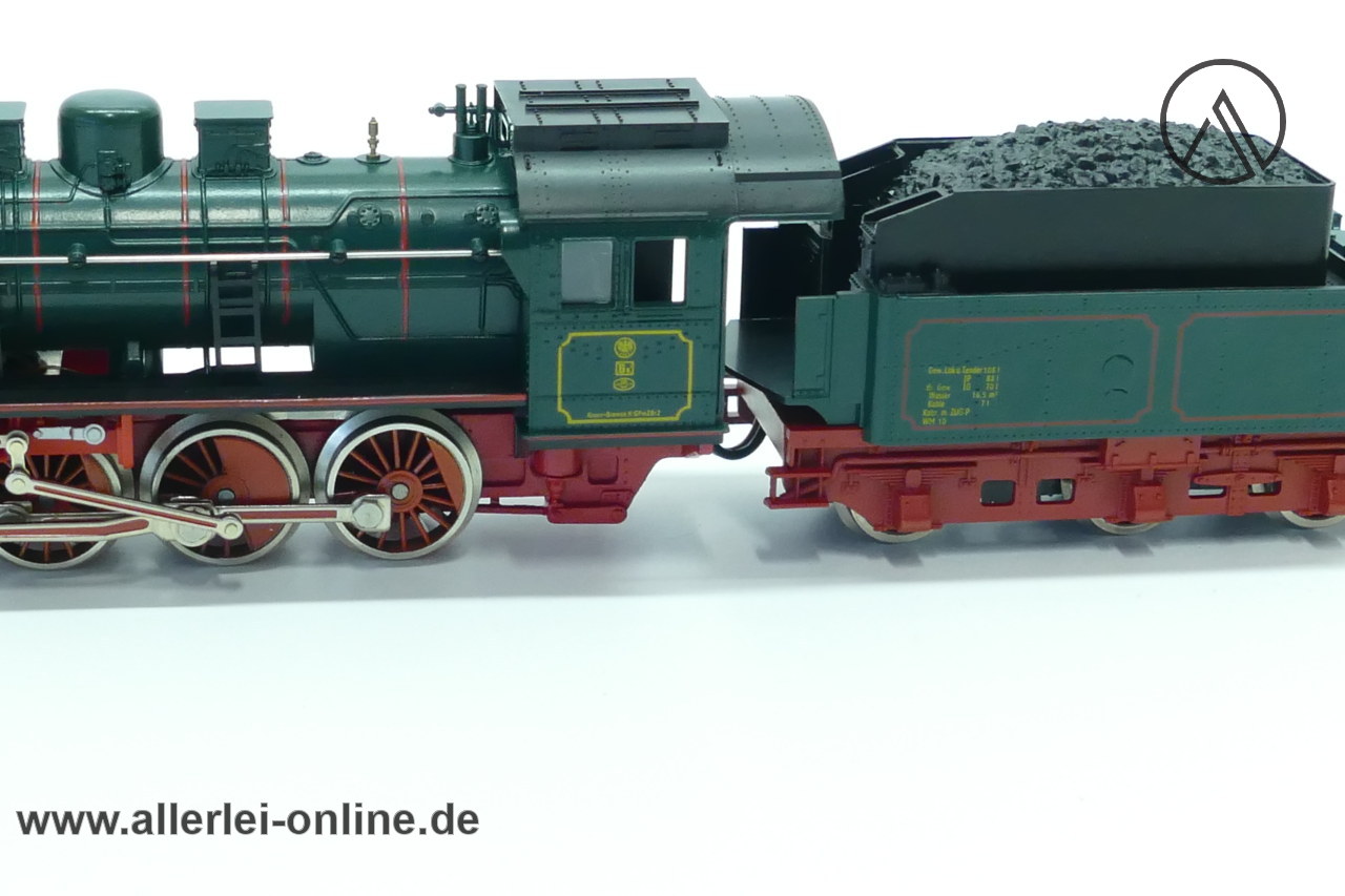 Fleischmann H0 | Fleischmann 4147 | G8 Dampflokomotive 4537 der KPEV mit Tender | unbespielt mit Originalkarton im Allerlei Online Shop Fleischmann H0 | Fleischmann 4147 | G8 Dampflokomotive 4537 der KPEV mit Tender | unbespielt mit Originalkarton im Allerlei Online Shop