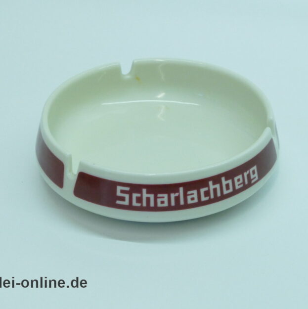 Scharlachberg Meisterbrand Aschenbecher | Vintage Königl. pr. Tettau Porzellan Ashtray