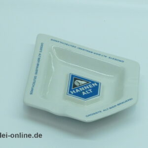 Hannen Alt Porzellan Aschenbecher | Vintage Alt-Bier-Brauerei Porzellan Ashtray