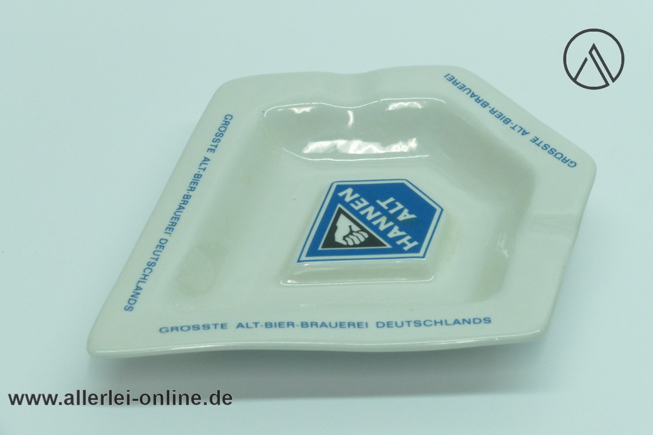 Hannen Alt Porzellan Aschenbecher | Vintage Alt-Bier-Brauerei Porzellan Ashtray – Bild 4