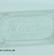 Gräfin Mariza Zigarette Glas Aschenbecher | Vintage Glass Ashtray um 1900-1920