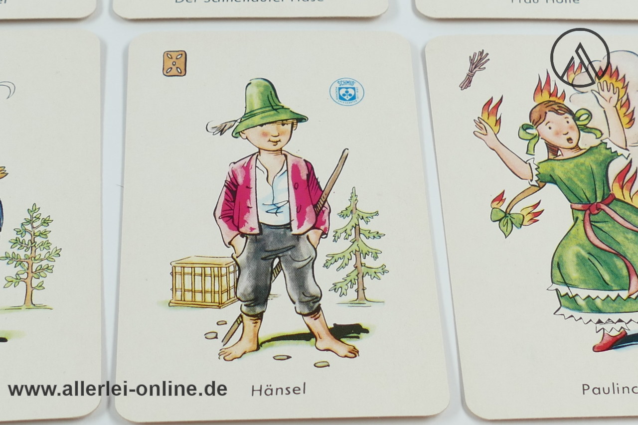 Schwarzer Peter Märchen Quartett | Nr: 54022 - Hänsel und Aschenbrödel mit Schmid Logo Schwarzer Peter Märchen Quartett | Nr: 54022 - Hänsel und Aschenbrödel mit Schmid Logo