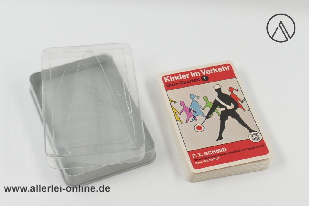 Kinder im Verkehr - Quiz Quartett 1 | Nr: 55522 - F.X. Schmid Vereinigte Münchener Spielkarten
