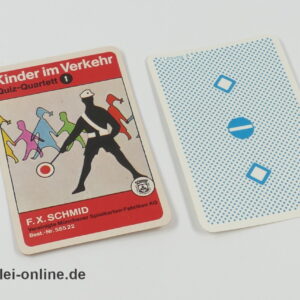 Kinder im Verkehr - Quiz Quartett Teil 1 | Nr: 55522 - F.X. Schmid Vereinigte Münchener Spielkarten