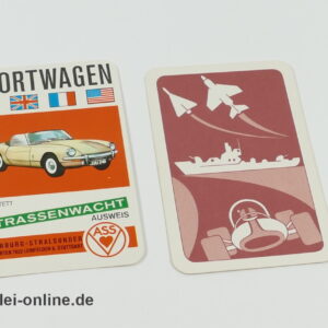 Sportwagen Quartett | Nr: 671 ASS - Altenburg Stralsunder Spielkarten - 60er Jahre Autoquartett