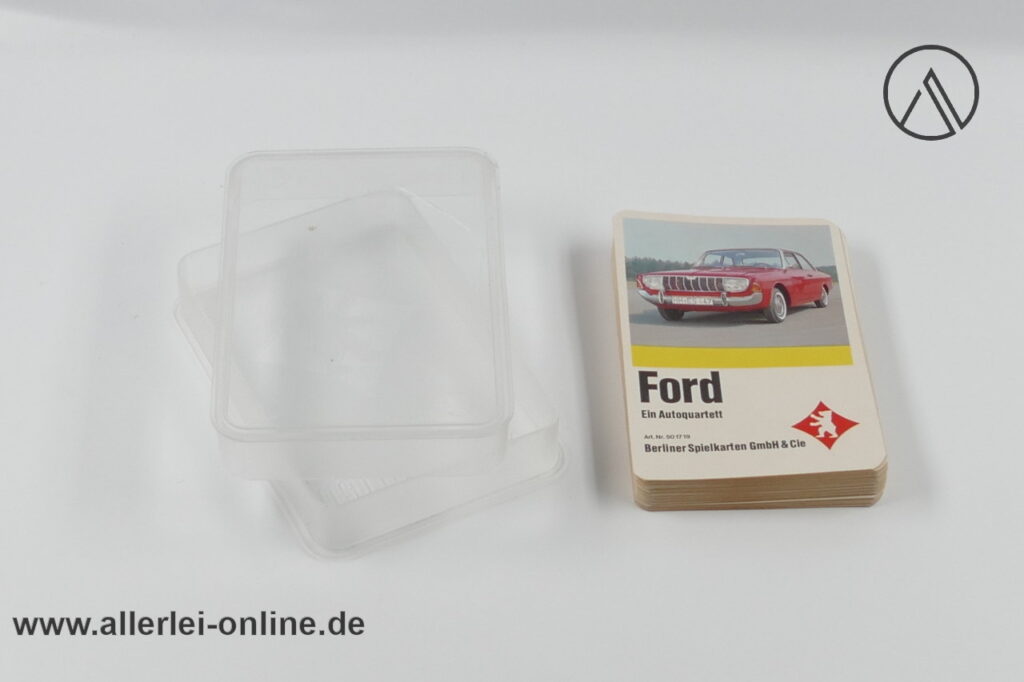 Ford - Ein Autoquartett | Ford 17 M | Nr: 501719 Berliner Spielkarten mit Ford Taunus 17 M