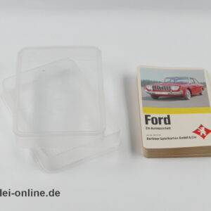Ford - Ein Autoquartett | Ford 17 M | Nr: 501719 Berliner Spielkarten mit Ford Taunus 17 M