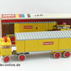 LEGO® 335 | LEGO® Truck Transporter Sattelzug mit Original Bauanleitung und OVP