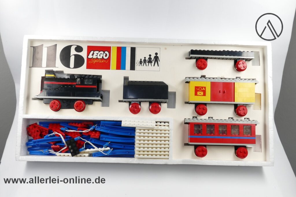 LEGO® 116 Eisenbahn 116 / 4,5 V Starter Train Set von 1967 mit Originalverpackung