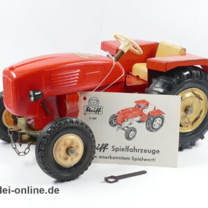 Steiff Traktor | MAN Schlepper | Vintage 50-60er Jahre Steiff Holzspielzeug