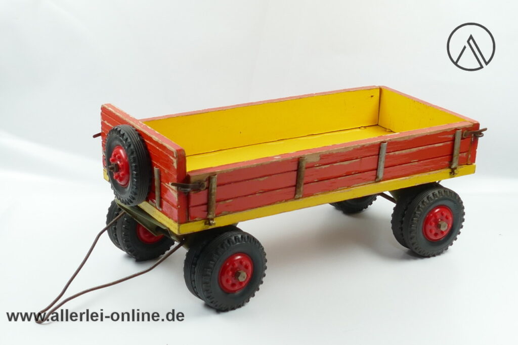 Steiff Anhänger | Traktor Anhänger | Vintage Steiff Holzspielzeug