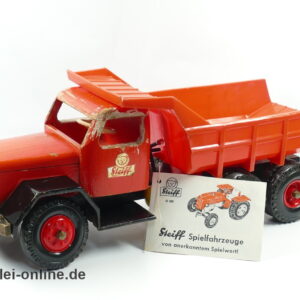 Steiff Magirus Kipplaster | Magirus-Deutz Hinterkipper - Muldenkipper | Vintage 50-60er Jahre Steiff Holzspielzeug