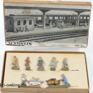 Märklin H0 | Figurenset 404 Ga | 50er Jahre Metall/Zinn Figuren
