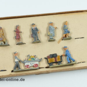 Märklin H0 | Figurenset 404 Ga | 50er Jahre Metall/Zinn Figuren im Allerlei Online Shop