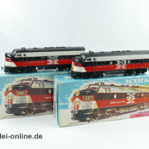 Märklin H0 | 3062 + 4062 | US. Diesellokomotive F7 New Haven Railroad mit OVP