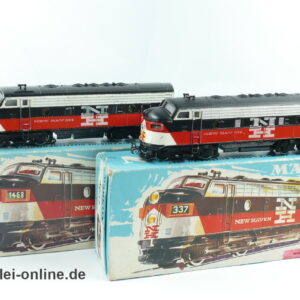 Märklin H0 | 3062 + 4062 | US. Diesellokomotive F7 New Haven Railroad