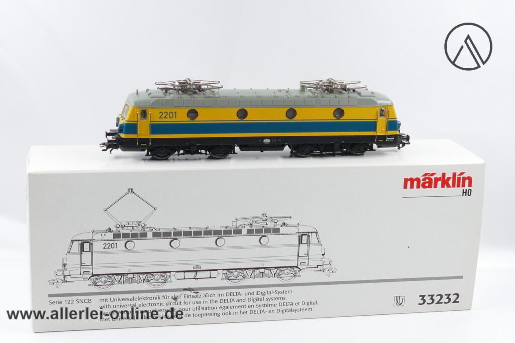 Märklin H0 | 33232 Elektrolokomotive Serie 22 der SNCB | Digital E-Lok 2201 mit Originalverpackung