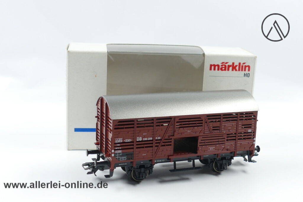 Märklin H0 | 48881 Verschlagwagen - Viehwagen 330 209 V23 der DB | Güterwagen mit OVP