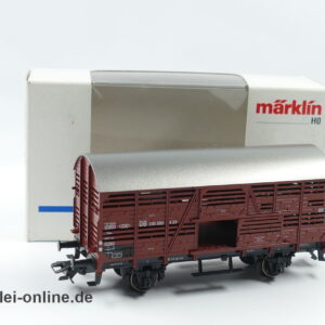 Märklin H0 | 48881 Verschlagwagen - Viehwagen 330 209 V23 der DB | Güterwagen mit OVP