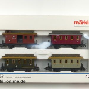 Märklin H0 4035 | 4-Teiliger Preußischer Personenzug | Personenwagen-Set mit OVP