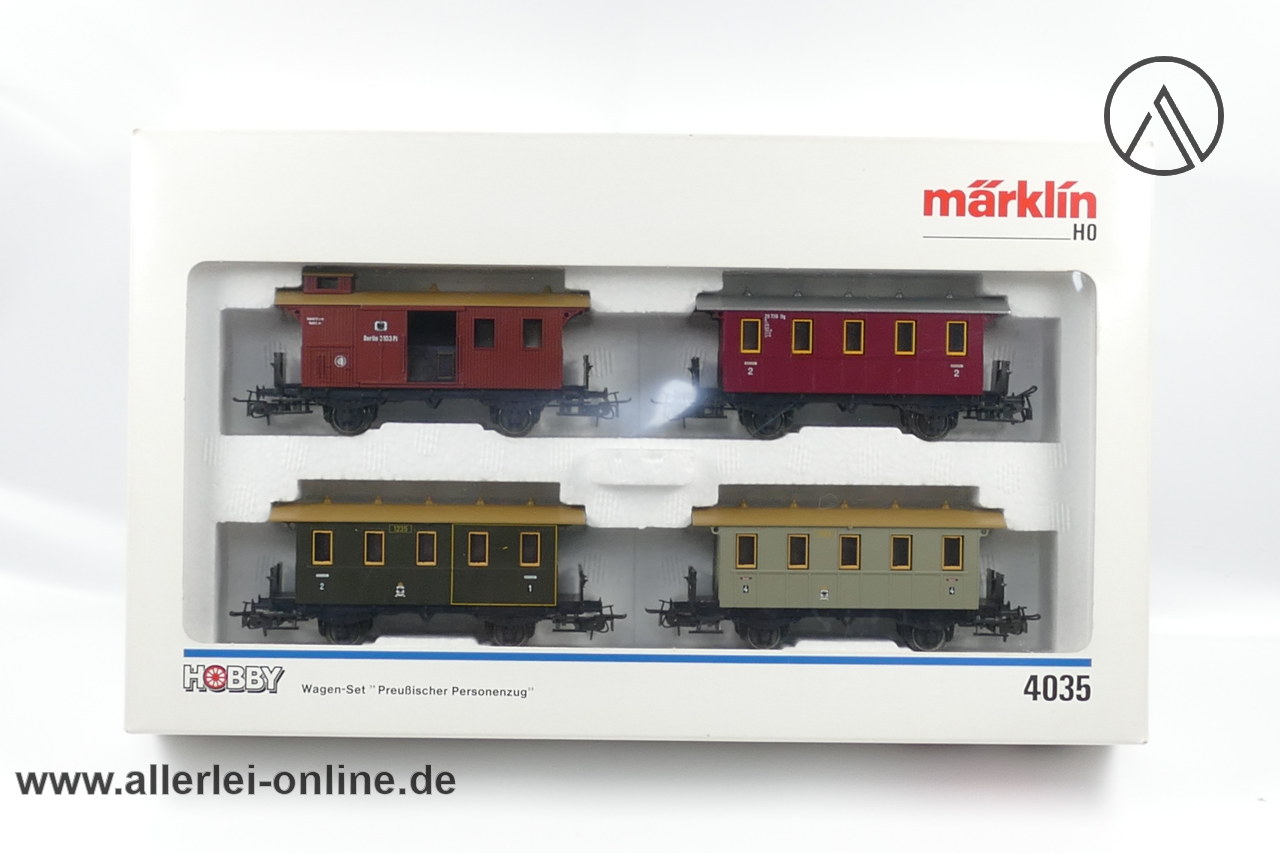 Märklin H0 4035 | Preußischer Personenzug | Personenwagen-Set mit OVP Märklin H0 4035 | Preußischer Personenzug | Personenwagen-Set mit OVP