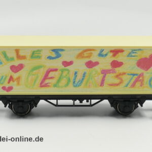 Märklin H0 | 44266 Containerwagen | Unicef Geburtstagswagen 2000 | SoMo Güterwagen mit OVP