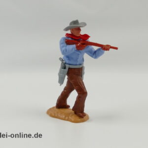 Timpo Toys | Cowboy Trapper mit Gewehr kurz | Vintage Timpo Toys Steckfigur