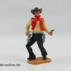 Timpo Toys | Cowboy stehend mit Pistolen | Vintage Timpo Toys Steckfigur