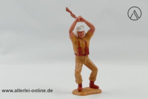 Timpo Toys | Fremdenlegionär mit Gewehr über Kopf | Vintage Timpo Toys Steckfigur
