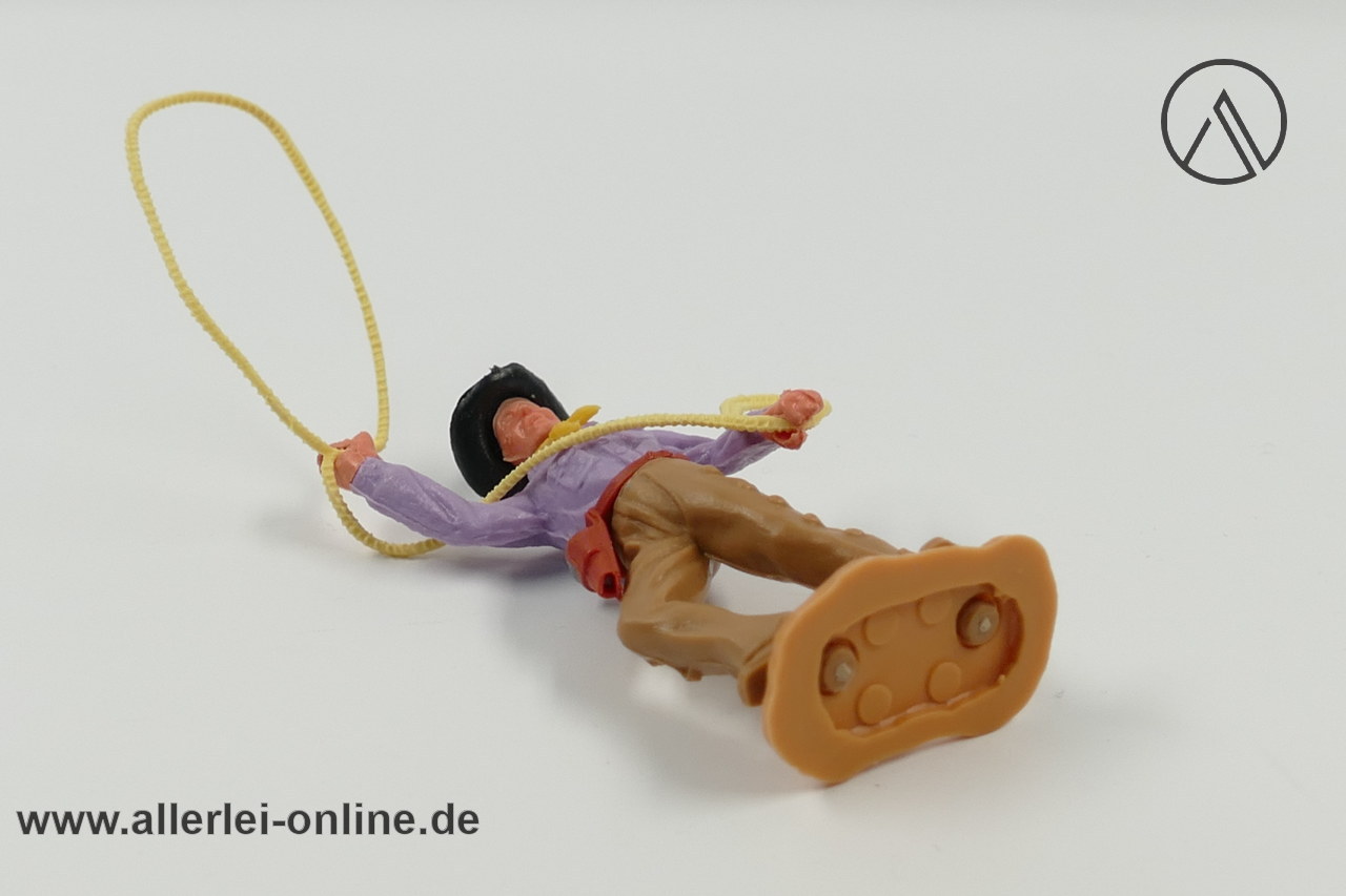 Timpo Toys | Cowboy mit Lasso| Vintage Timpo Toys - Steckfigur liegend Timpo Toys | Cowboy mit Lasso| Vintage Timpo Toys - Steckfigur liegend