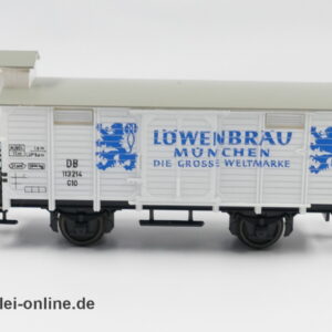 Liliput Spur H0 | 215 00 Bierwagen | Löwenbräu München | AC Güterwagen 113214 der DB mit OVP