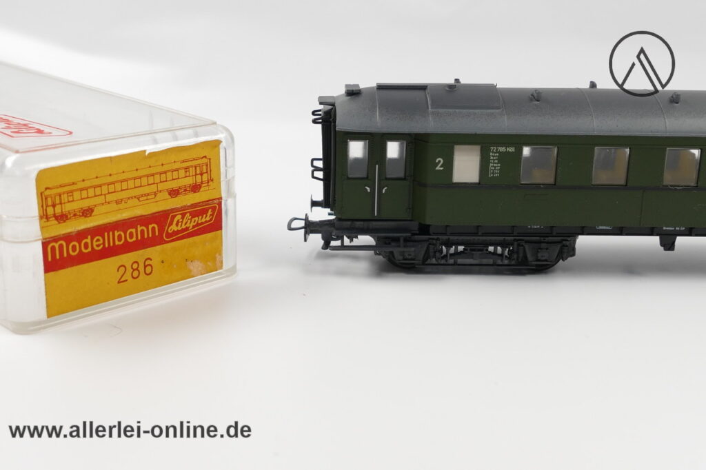 Liliput Spur H0 | Liliput 286 00 D-Zug 2.Klasse | 72 785 B4ye Personenwagen