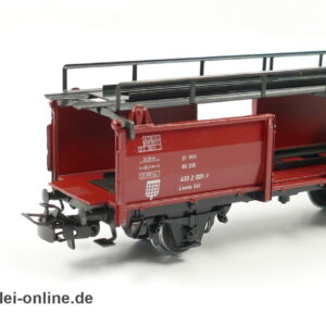 Märklin H0 | 4612 Autotransportwagen - unbeladen | 2-Achsiger Güterwagen 433 2 001-7 mit OVP