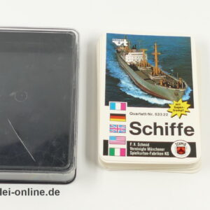 Schiffe Quartett | Nr: 523 22 - F.X. Schmid Vereinigte Münchener Spielkarten im Allerlei Online Shop