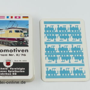 Lokomotiven Quartett II/76 | Nr: 52222 - F.X. Schmid Vereinigte Münchener Spielkarten