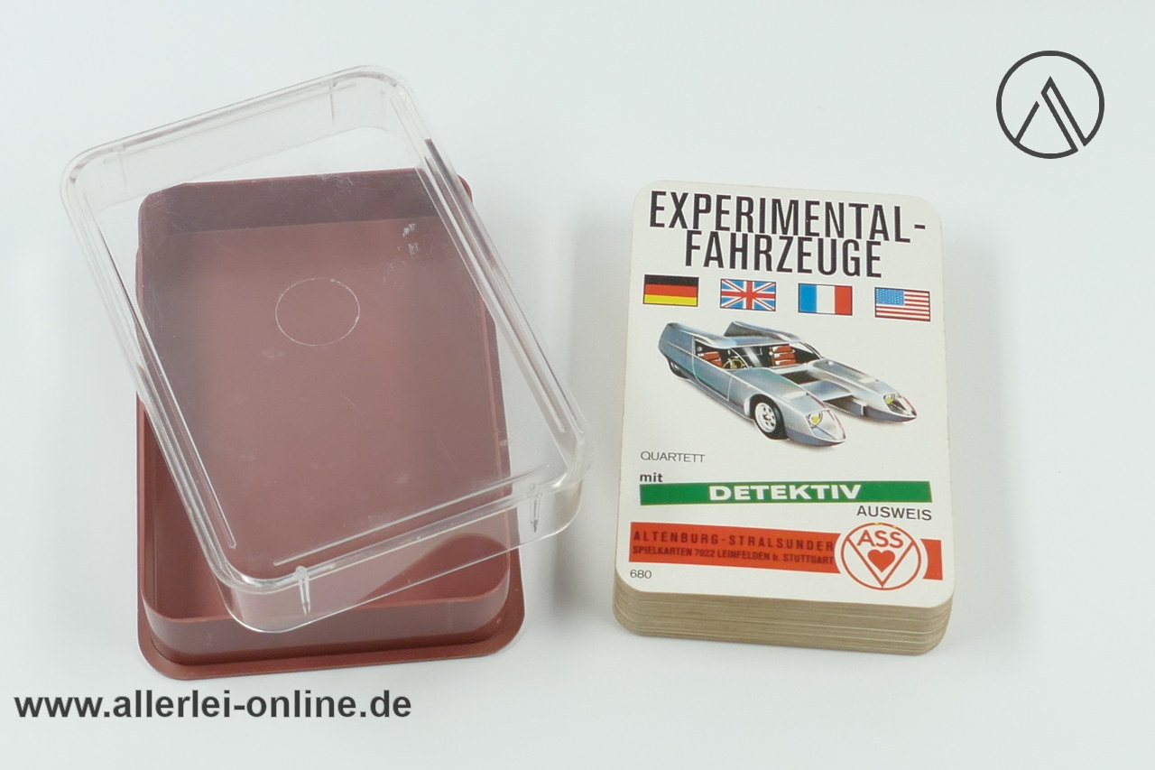 Experimental Fahrzeuge Quartett | Nr: 680 ASS - Altenburg Stralsunder Spielkarten Technikquartett Experimental Fahrzeuge Quartett | Nr: 680 ASS - Altenburg Stralsunder Spielkarten Technikquartett