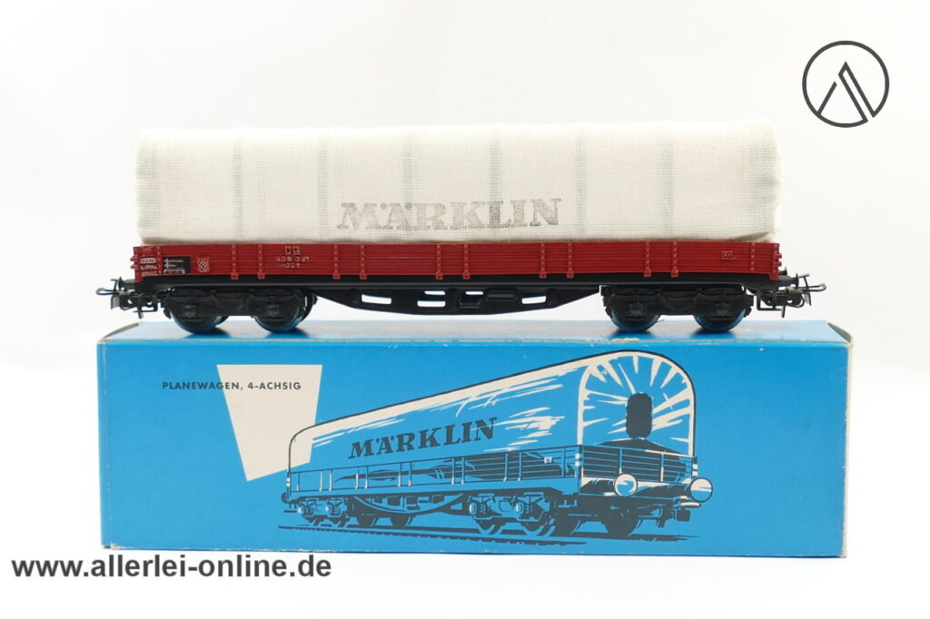 Märklin H0 | Märklin 4517 Planewagen | 4-Achsiger Güterwagen 496 391