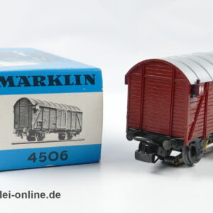 Märklin H0 | Märklin 4506 Gedeckter Güterwagen mit Schlusslicht Laternen im Allerlei Online Shop