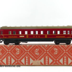 Märklin H0 | Märklin 346/3 DSG Schlafwagen | Blech-Schürzenwagen