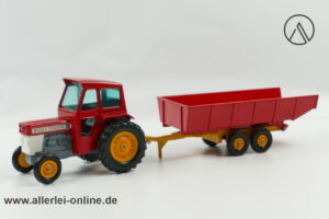 Matchbox King Size | No. K-3 Massey Ferguson 165 Traktor mit Farm Trailer | Matchbox Lesney England
