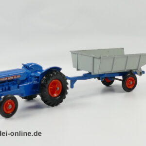 Matchbox King Size | No. K-11 Fordson Super Major Tractor mit Trailer | Matchbox Lesney England