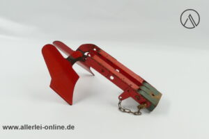 Steiff MB Unimog 411 mit Zubehör Pflug Anbauteilen | Vintage 50-60er Jahre Steiff Holzspielzeug