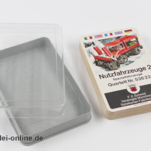 Nutzfahrzeuge 2 Spezialfahrzeuge Quartett | Nr: 53622 - F.X. Schmid Vereinigte Münchener Spielkarten