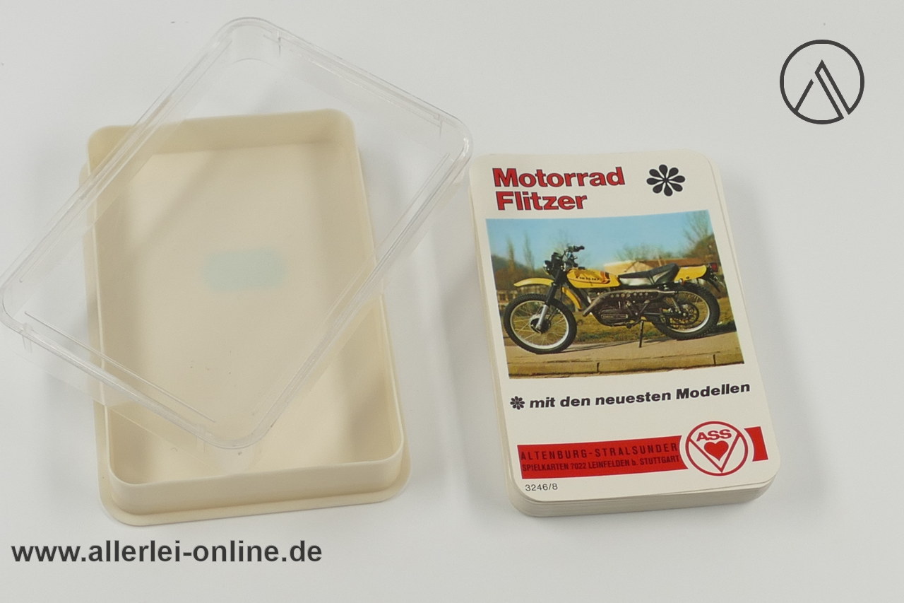 Motorrad Flitzer Quartett | Nr: 3246/8 ASS - Altenburg Stralsunder Spielkarten Motorrad Flitzer Quartett | Nr: 3246/8 ASS - Altenburg Stralsunder Spielkarten