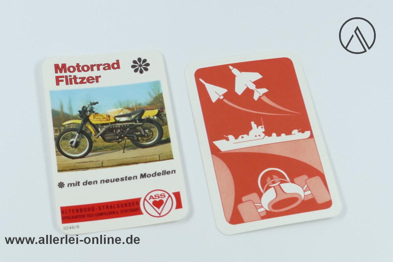 Motorrad Flitzer Quartettspiel | Nr: 3246/8 ASS - Altenburg Stralsunder Spielkarten Motorrad Flitzer Quartettspiel | Nr: 3246/8 ASS - Altenburg Stralsunder Spielkarten