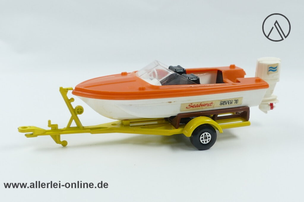 Matchbox King Size | No. K-25 Seaburst Boat und Trailer | Matchbox Lesney England