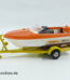 Matchbox King Size | No. K-25 Seaburst Boat und Trailer | Matchbox Lesney England